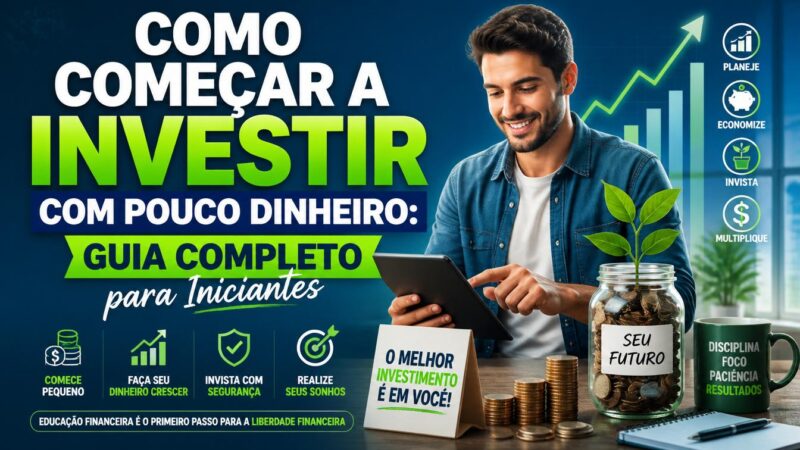 Como Começar a Investir com Pouco Dinheiro: Guia Completo para Iniciantes em 2026