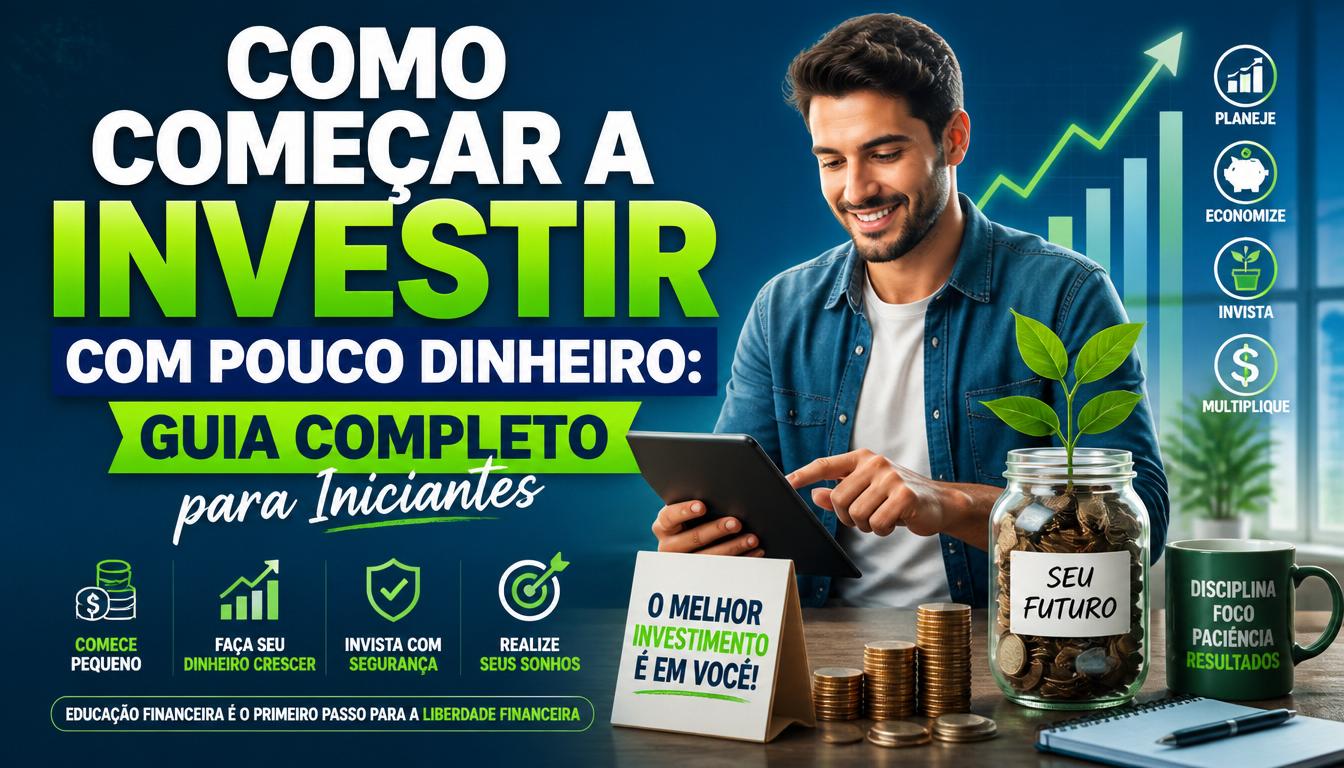 Como Começar a Investir com Pouco Dinheiro: Guia Completo para Iniciantes em 2026