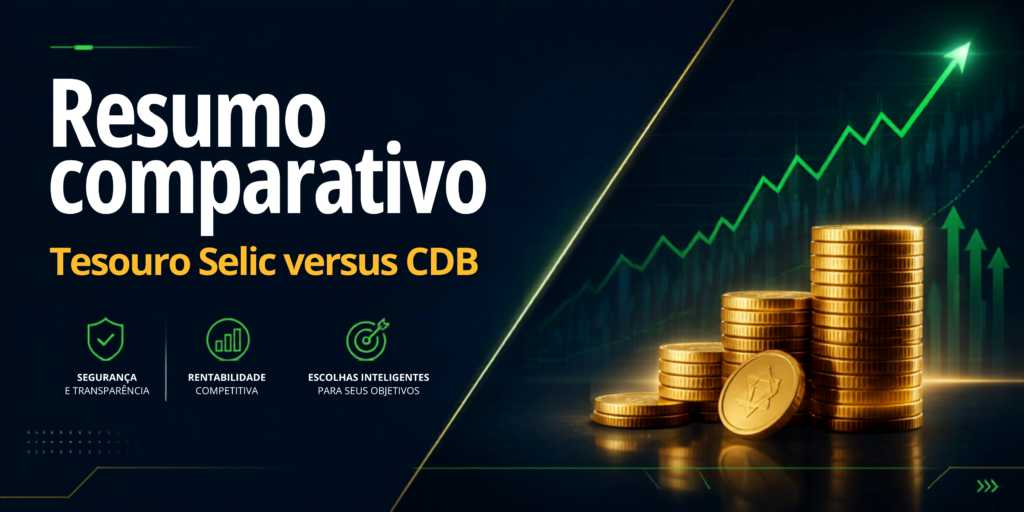 quando escolher Tesouro Selic ou CDB estratégia de investimento