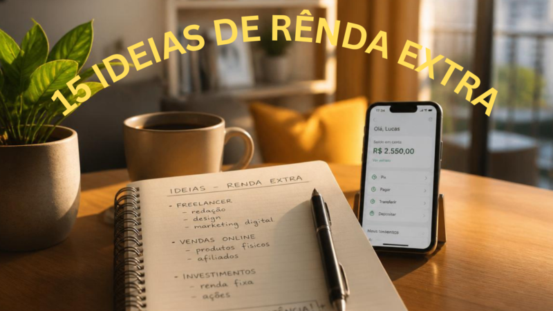Como Fazer uma Renda Extra ainda em 2026: 15 Ideias Práticas para Ganhar Mais Dinheiro
