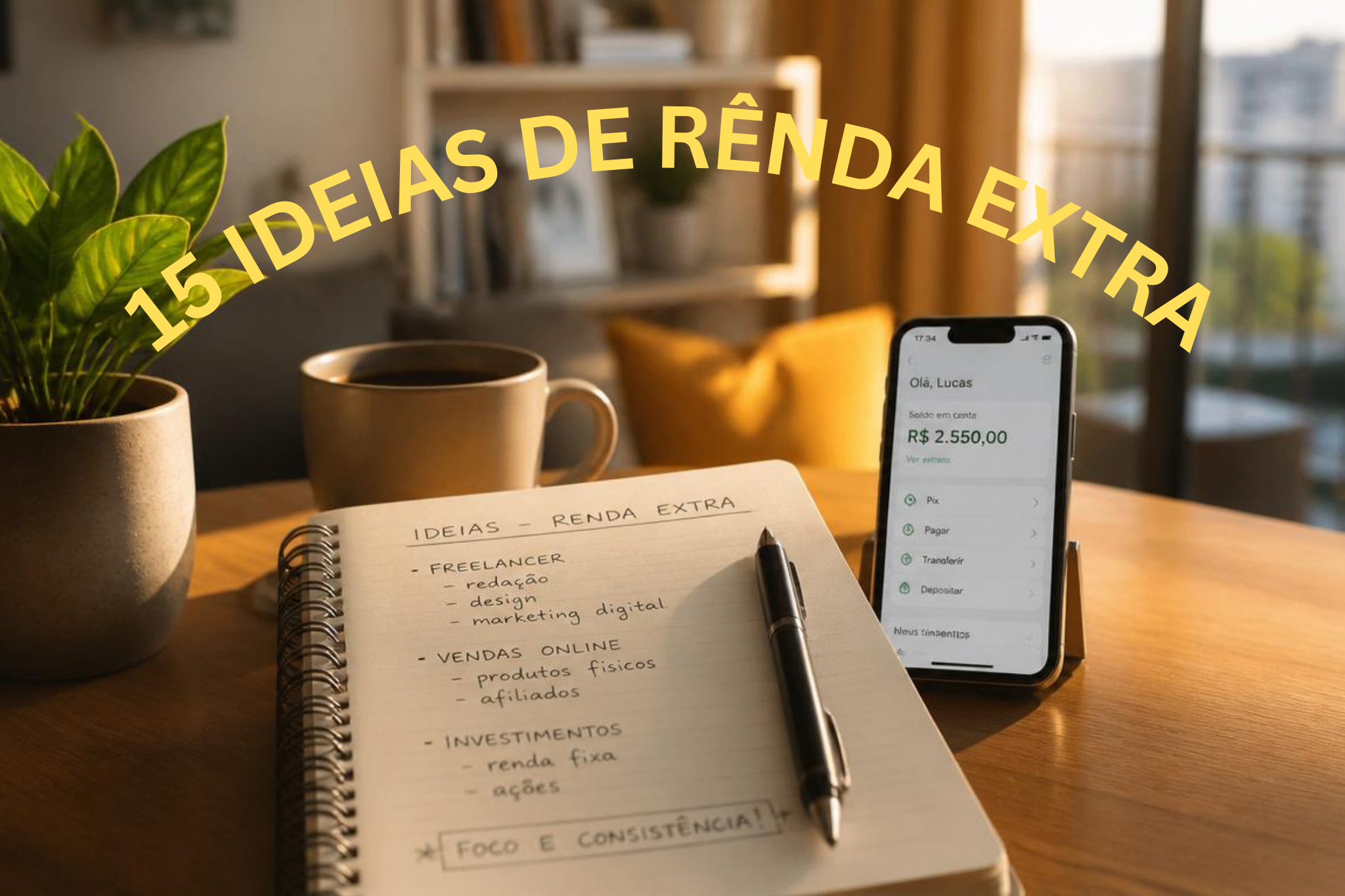 Como Fazer uma Renda Extra ainda em 2026: 15 Ideias Práticas para Ganhar Mais Dinheiro