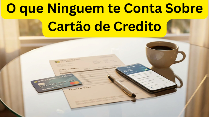 O que Ninguém te Conta sobre o Cartão de Crédito