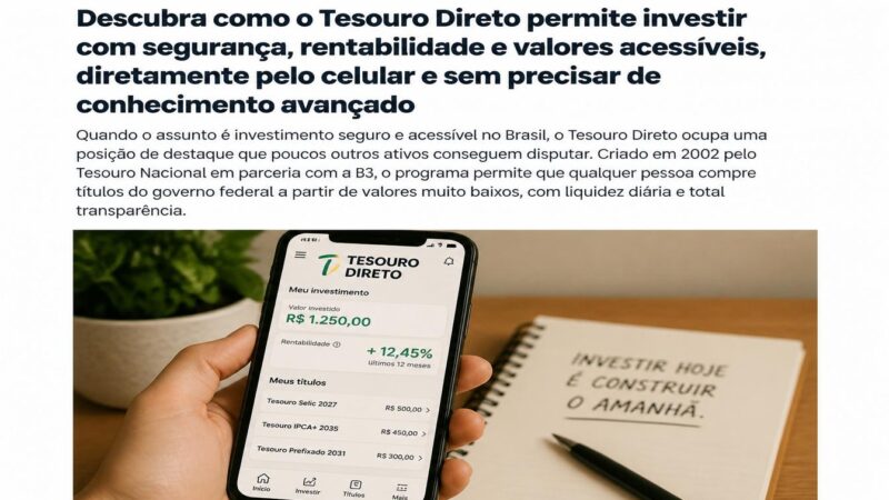 Como Investir no Tesouro Direto: Guia Completo para Iniciantes