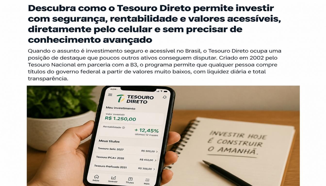 Como Investir no Tesouro Direto: Guia Completo para Iniciantes