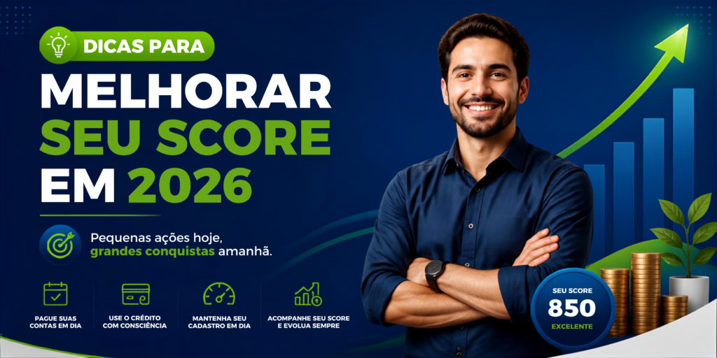 As Melhores dicas para melhorar seu score ainda em 2026