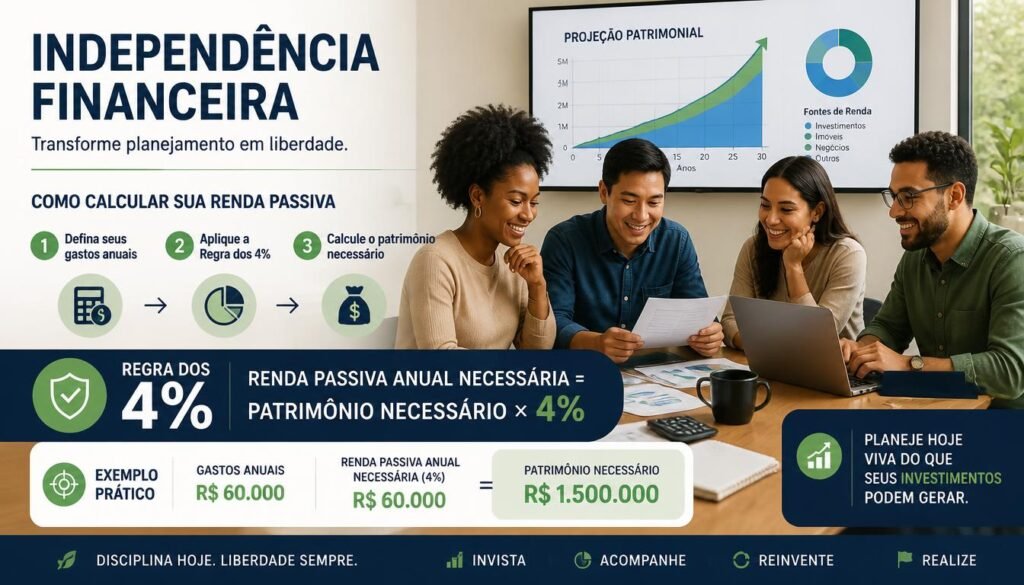 Como Calcular Quanto Você Precisa para Viver de Renda Passiva.