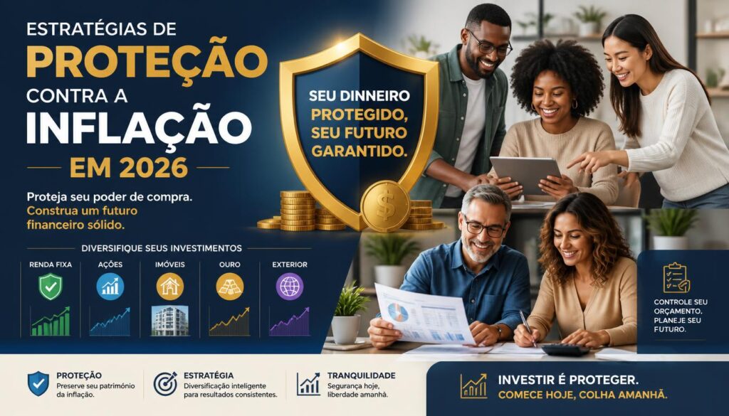 Estratégias para se proteger da inflação investimentos diversificação 2026.