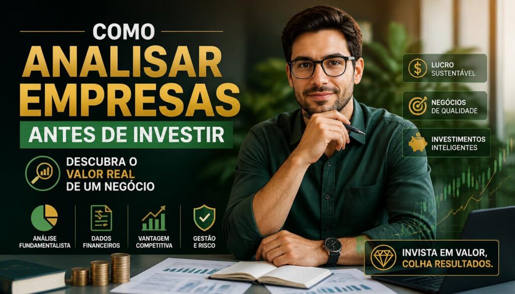 análise fundamentalista indicadores P/L ROE Dividend Yield ações 2026