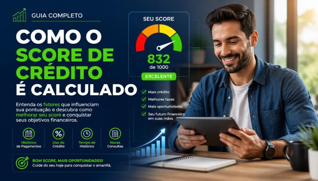 Um Guia para Entender Como é Calculado o Score de Crédito.