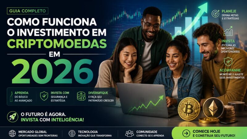 Como Funciona o Investimento em Criptomoedas em 2026: Guia Completo e Riscos
