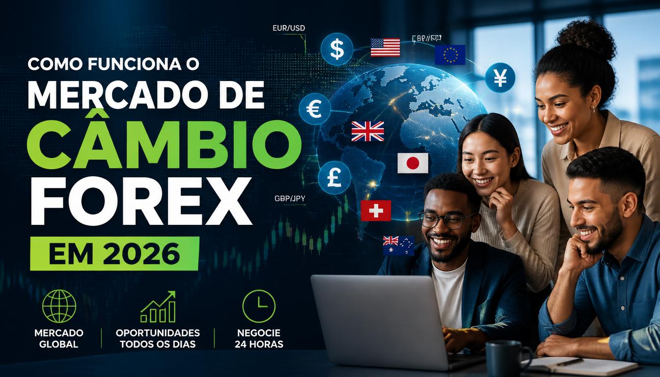 Como Funciona o Mercado de Câmbio (Forex) em 2026: Oportunidades e Riscos