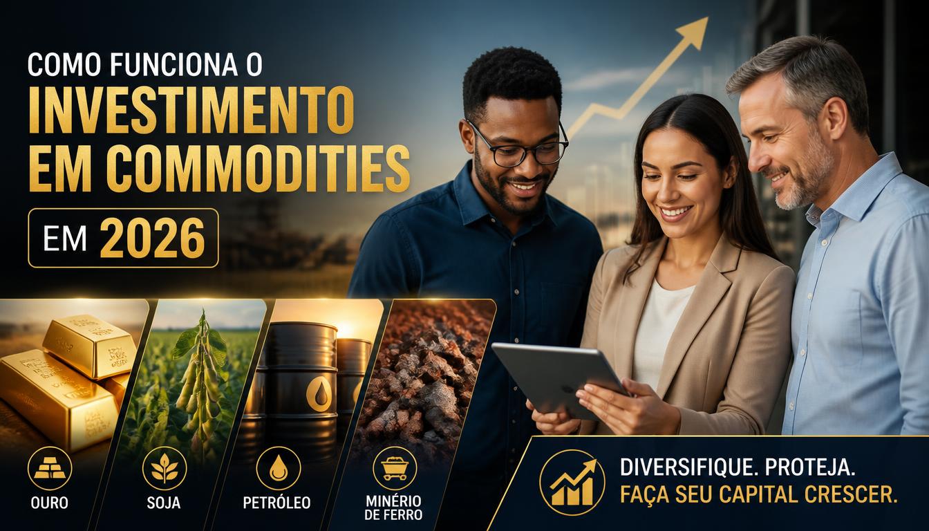 Como Funciona o Investimento em Commodities em 2026: Guia para Proteger e Lucrar
