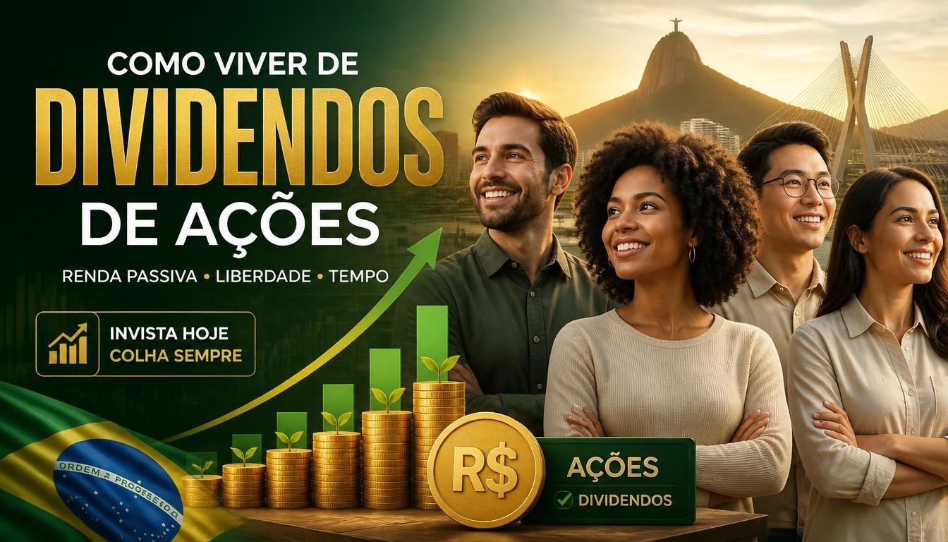 Como Viver de Dividendos de Ações: Estratégias e Cálculos
