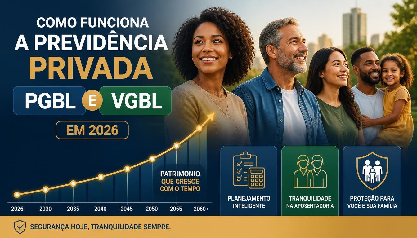 Como Funciona a Previdência Privada PGBL e VGBL em 2026: Guia Completo