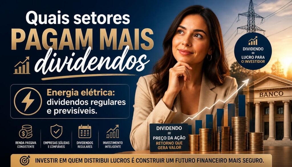 Os Setores que Mais Pagam Dividendos , Energia , Saneamento, bancos 