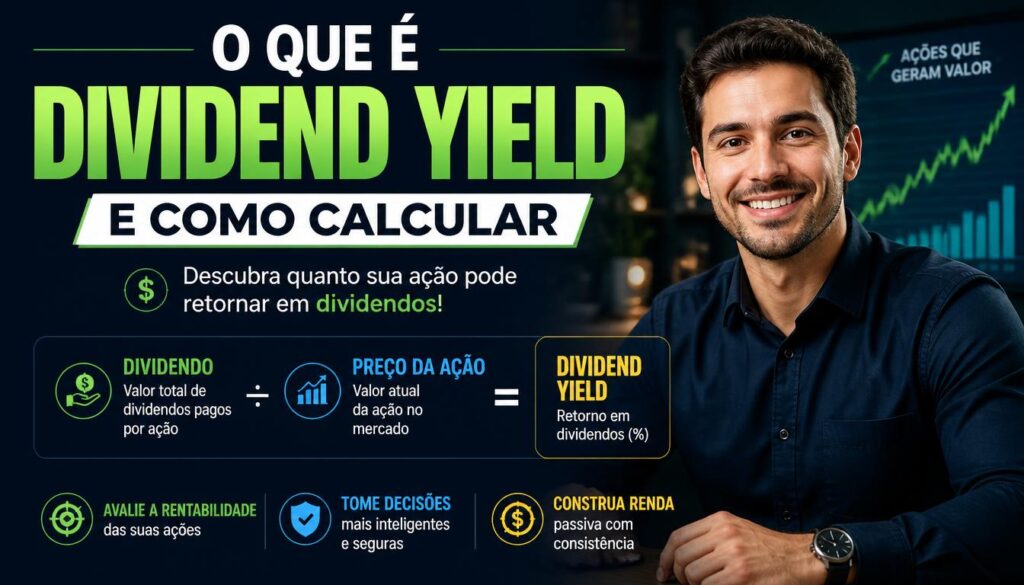 Dividend Yield como calcular payout ratio dividendos ações 2026