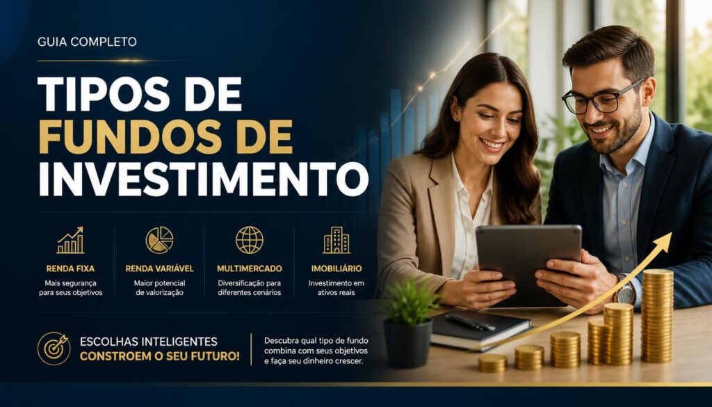 Tipos de Fundo de Investimento Renda Fixa Multimercado Ações Cambial 2026