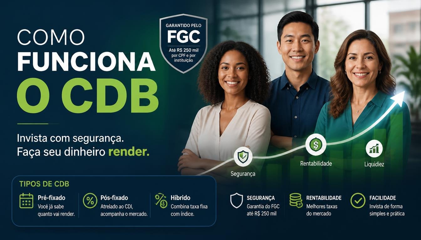 Como Funciona o CDB: Guia Completo para Quem Quer Investir com Segurança